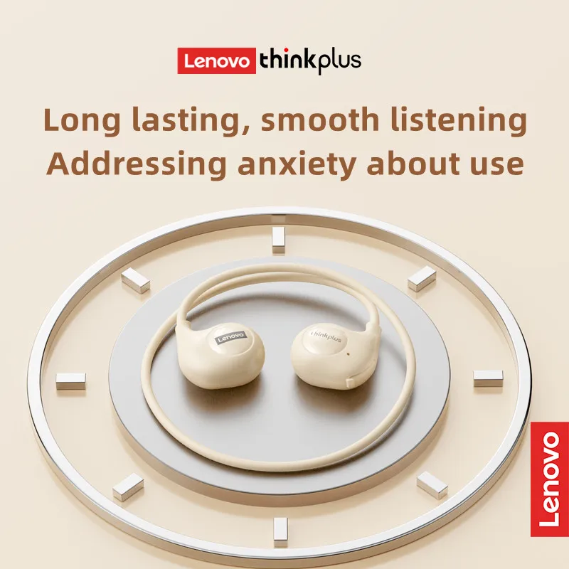 لينوفو XT95II سماعة بلوتوث الهواء العظام موصل الراحة اللاسلكية الرياضة الأذن معلقة الرقبة تشغيل سماعة الموسيقى سماعة