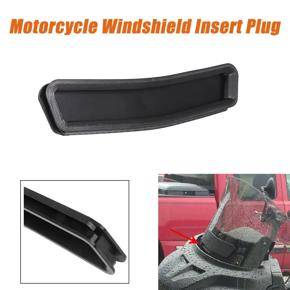 For indian challenger, pursuit, and freedom Motorcycle Windshield Insert Plug High Quality TPU Black Guard Accessories