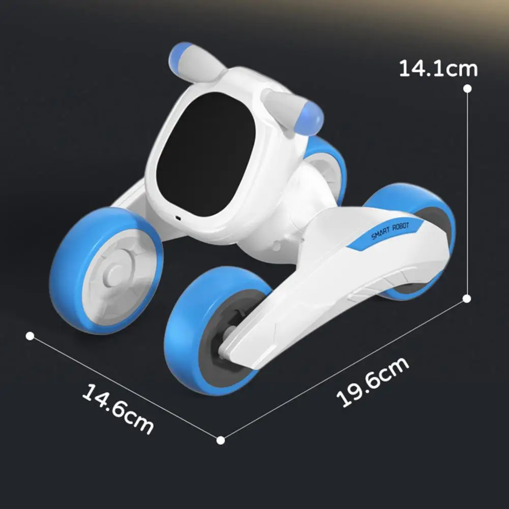 2.4GHz 지능형 원격 제어 로봇 개 전자 스턴트 음성 상호작용 터치 센서 음악 춤 노래 어린이 장난감