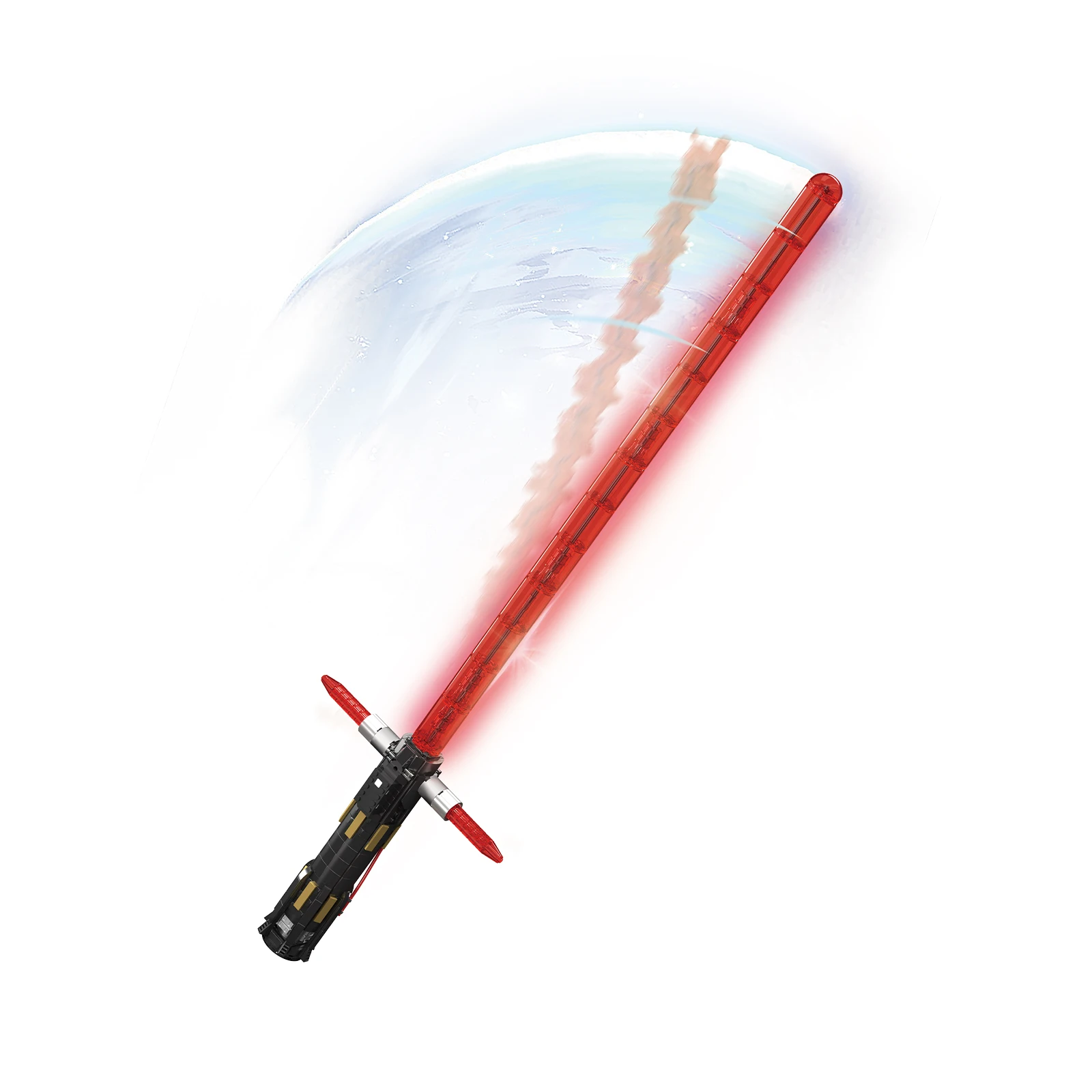MOULD KING 10239 1168Pcs Cross Guard Lightsaber Building Blocks Set with Light and Sound Effects for Adults and Teens