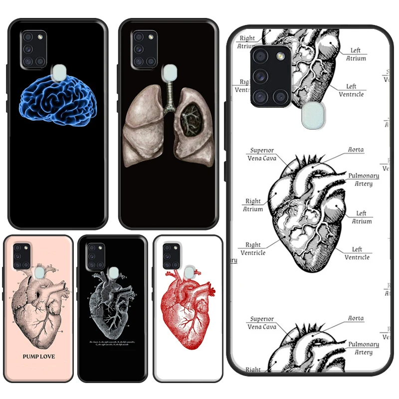 Vintage Anatomy Anatomical Nurse Case For Samsung Galaxy A52 A32 A22 A12 A13 A23 A33 A53 A73 A14 A24 A34 A54 A71 A51 Cover