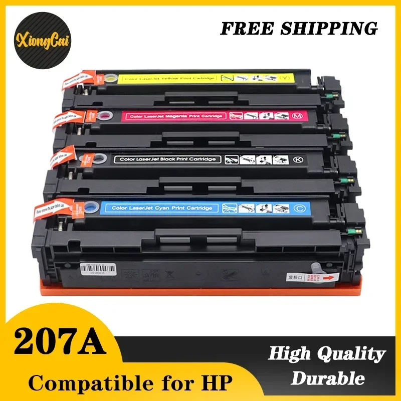 4 Color Toner Cartridge With Chip For HP 207a hp206a  M283fdw/183fw 215a M255dw/282nw M155 M182nw w2110a w2310A Printer