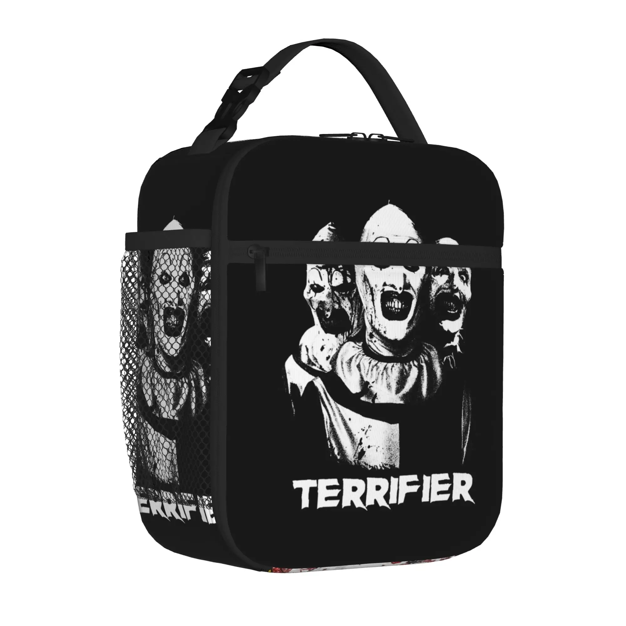 Terrifiers Horror Halloween Thermal Insulated Lunch Bag for Picnic  Portable Food Container Bags Cooler Thermal Food Box
