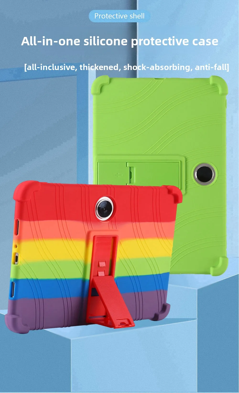 Silikonhülle für OnePlus Pad Lite 11 Zoll Tablet Stoßfeste Schutzhülle mit Ständer TPU Vollständiger Fallschutz – Detail 1