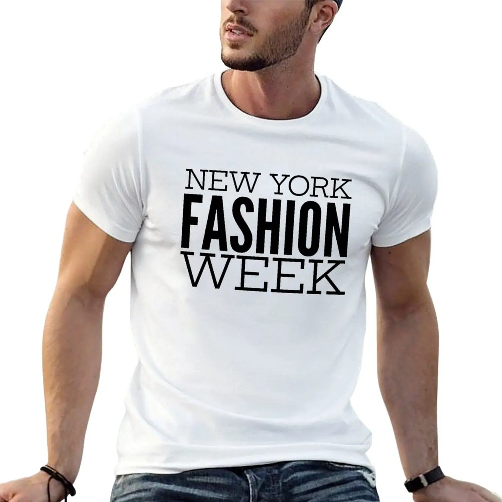 Fashion Week NYC: A Week of Trends and Style (Black Edition) T-Shirt Fitness Quick Dry Short Sleeve Top