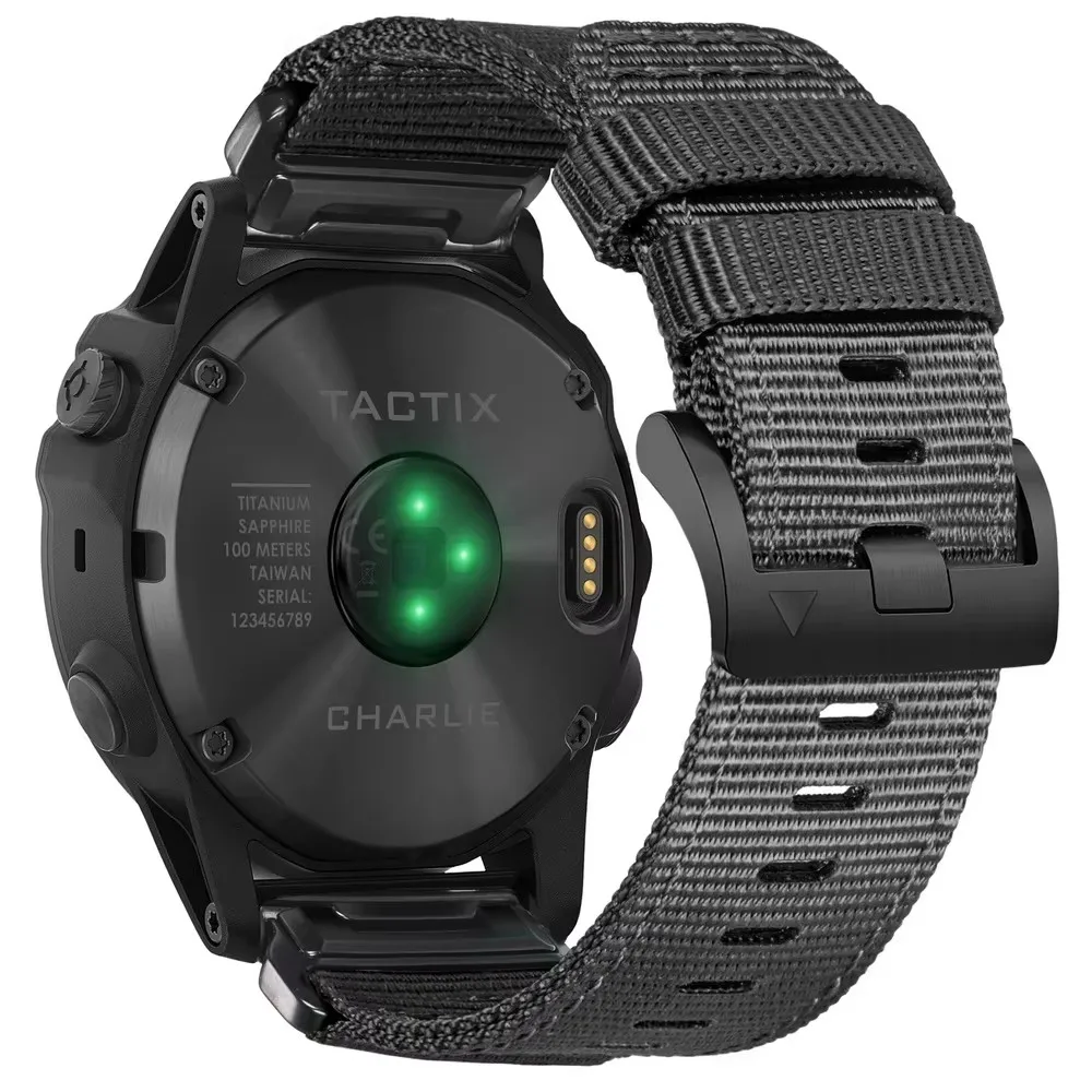 

Ремешок для часов HEMSUT Ремешок для часов Garmin Fenix8 7 6 Нейлон Quickfit 20 22 26 мм Спортивный ремешок на запястье Совместимый EPIX/MK3/Tactix