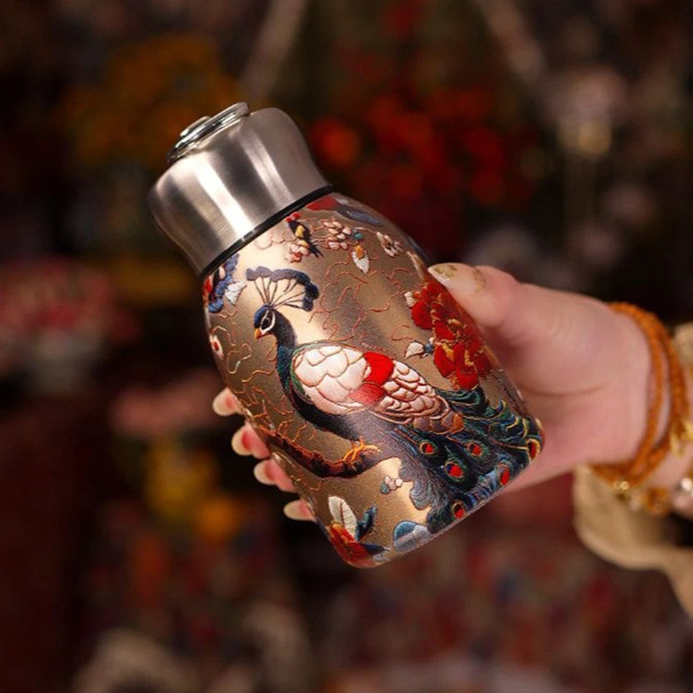 

Vacuum Insulated Cup Vacuum Insulated Bottle Approx. 300ml Stainless Steel Flask Long-lasting Insulation Rust Resistant Material