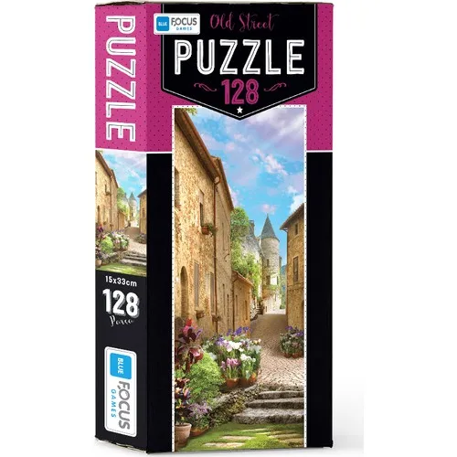 Blue Focus 128 Piece Jigsaw Puzzle Old Street