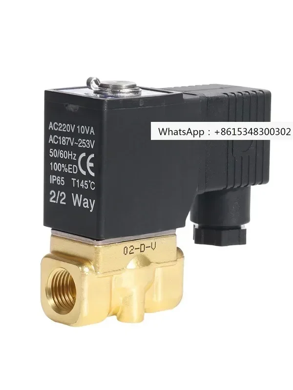 

Клапан жидкости AirTac/Yadeke 2W030-08 DC24V, нормально закрытый клапан регулирования жидкости, двухходовой электромагнитный клапан
