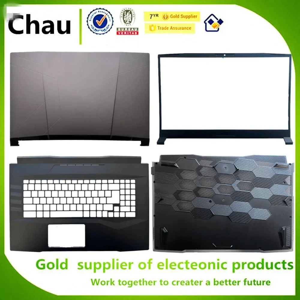 

Chau Pulse GL76 MS-17L1 MS-17L2 LCD Back Cover/Front Bezel/Upper Case Palmrest Cover/Bottom Base Cover Lower Case