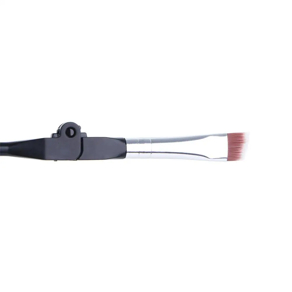 Strumento per toelettatura Separatore per ciglia Pennello per trucco Pennello per sopracciglia pieghevole Pennello per spoolie Applicatore per mascara Pennello per sopracciglia angolato Duo