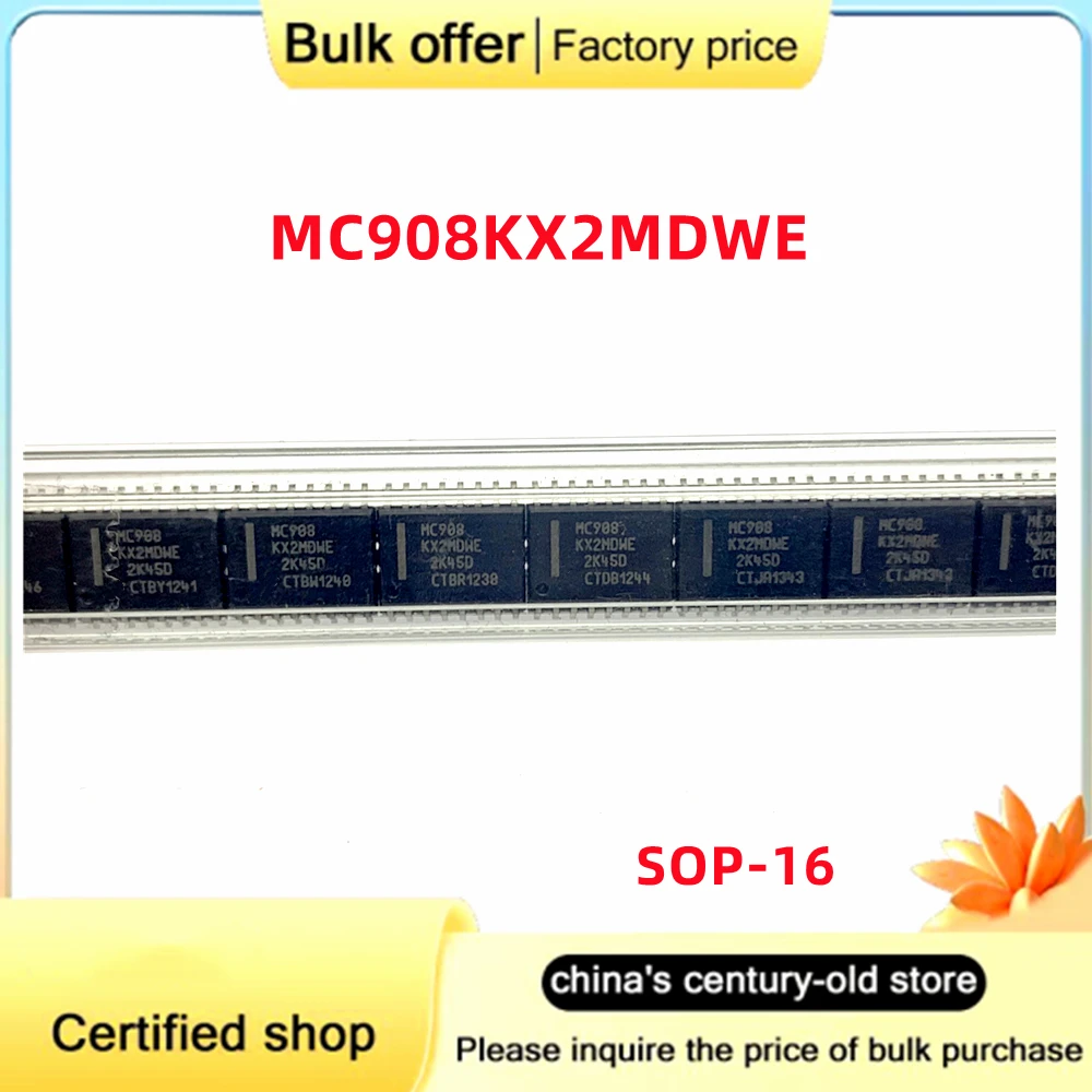5PCS/Lot Original MC908KX2MDWE SOP-16 IC Chip