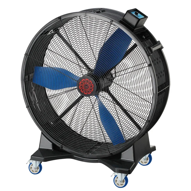 PP Plastic Diameter 125cm 50 Hz Strong Power 600w 32000m3/h Portable Industry Moving Fan