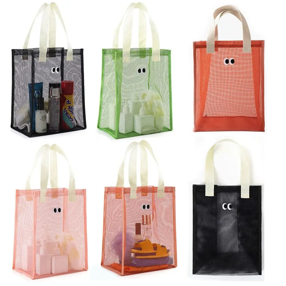 

Дорожная яркая многофункциональная вместительная мультяшная пляжная сумка для хранения с большими глазами, косметичка, Портативная сумка для мытья, плавания