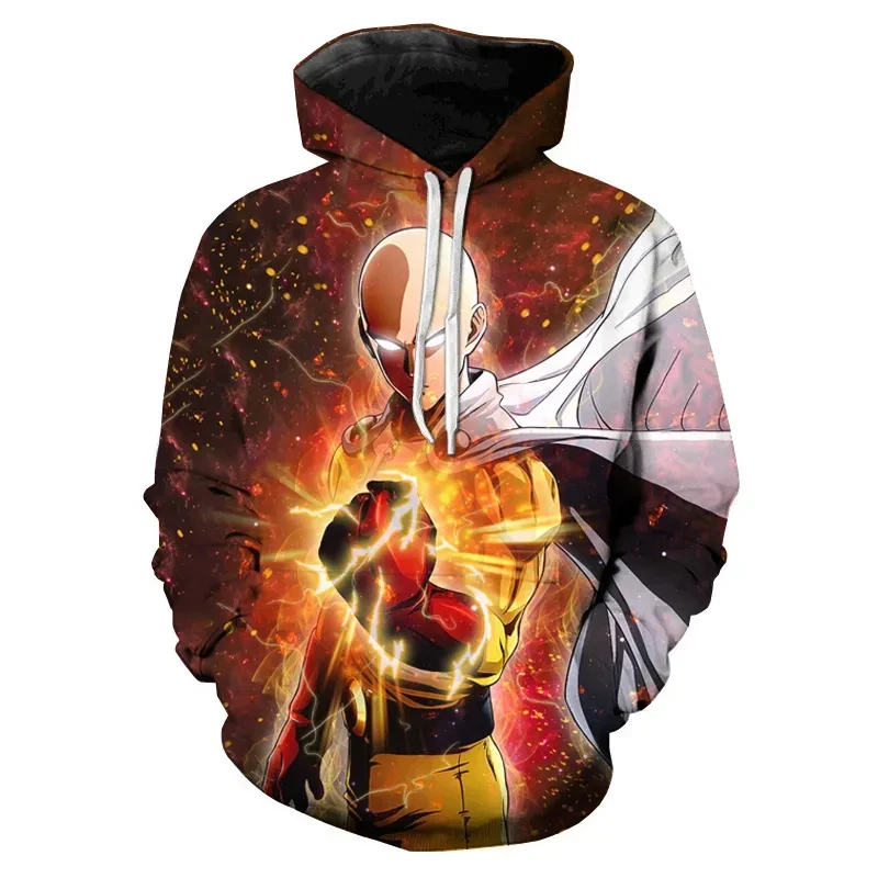 One Punch Men Hoodies 3d Print Sweatshirt Man/Women Casual Fashion Sweatshirts Kids Pullover Hoodie Oversized Unisex Clothing view 2