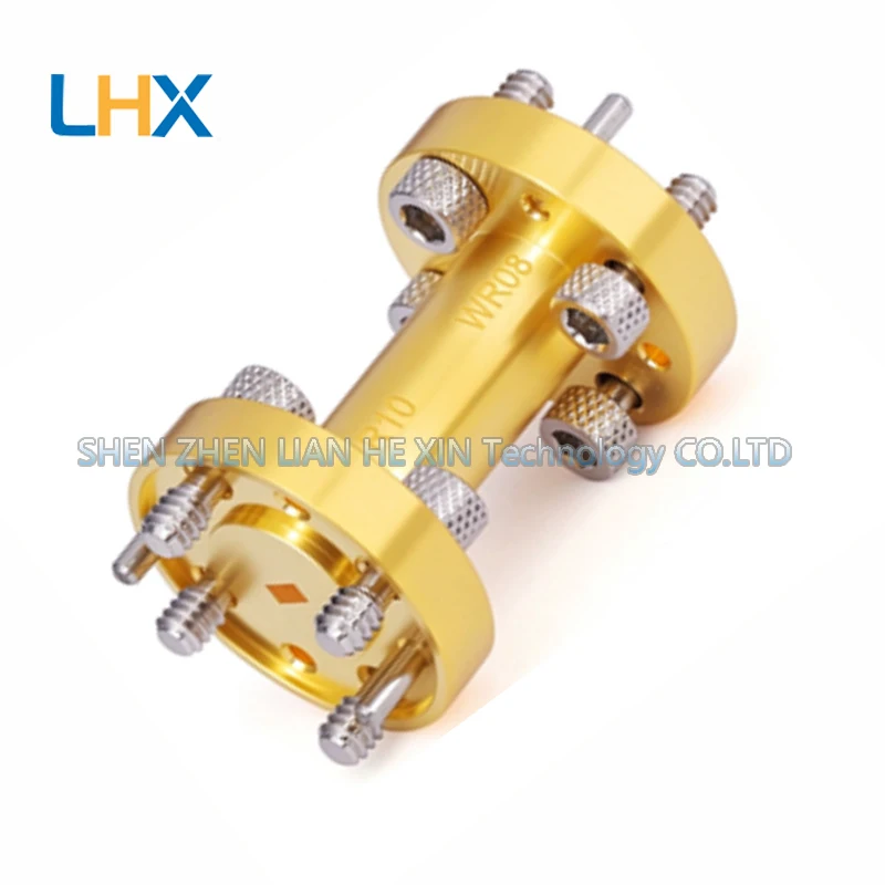 WR10-WR8 straight waveguide adapter 1-inch length UG-387/U Farland 90-110 GHZ in stock