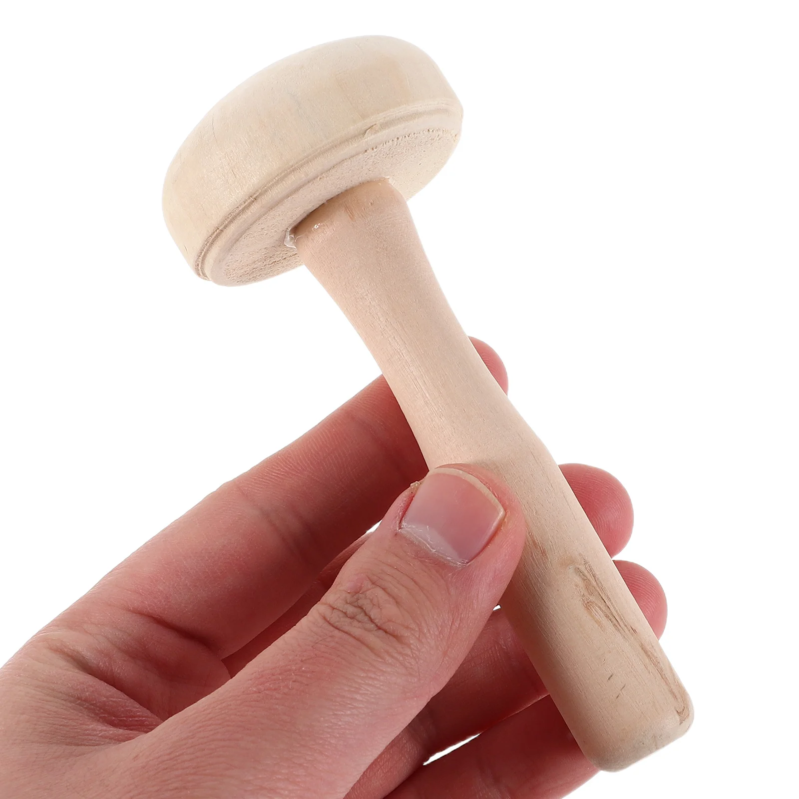 

8Pcs DIY Wood Carving Tools Kit Precision Crafted Wooden Mushrooms for Art Rubbing Roller Printmaking Supplies Natural Design