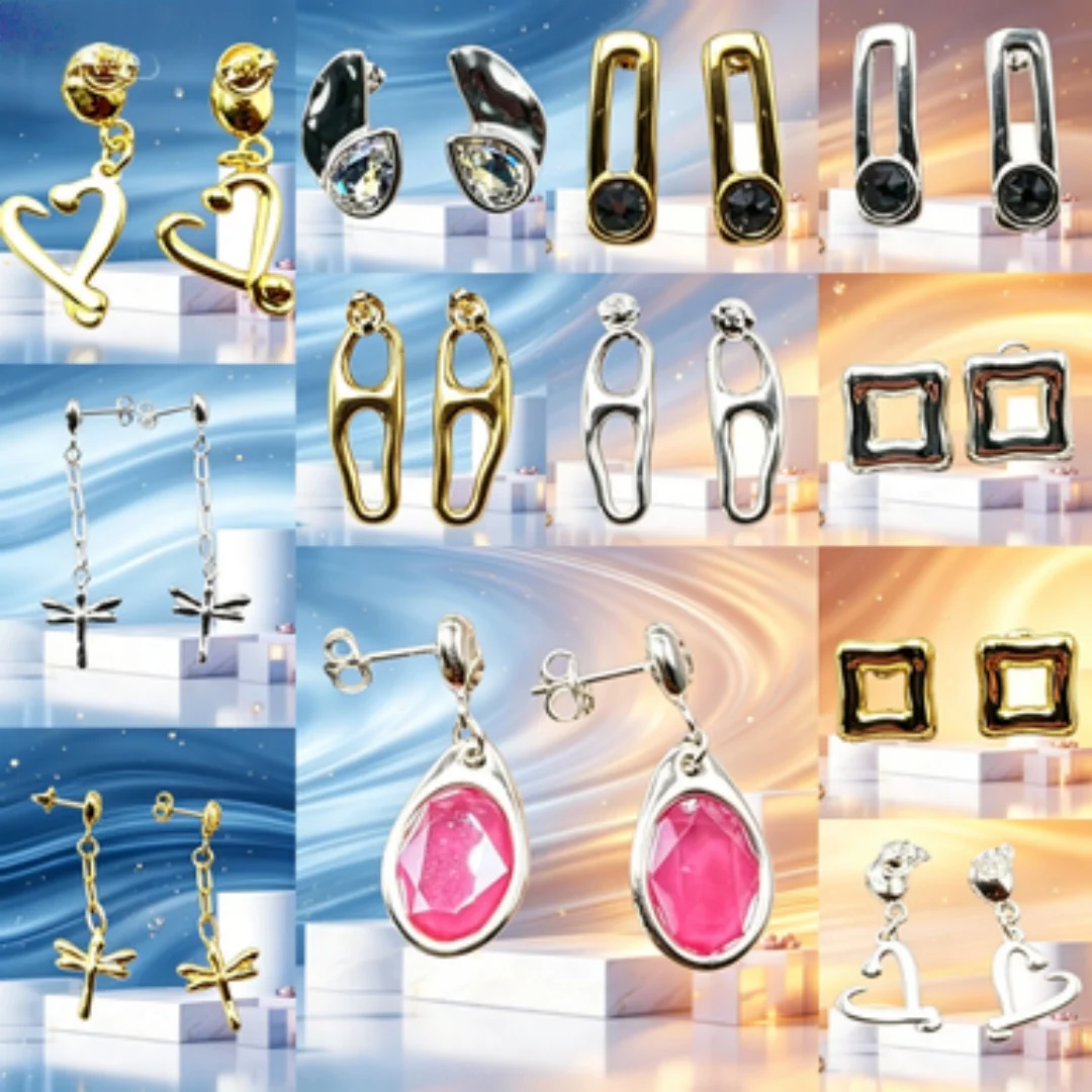 European and American summer hot selling niche design earrings, diverse styles, suitable for daily commuting wear