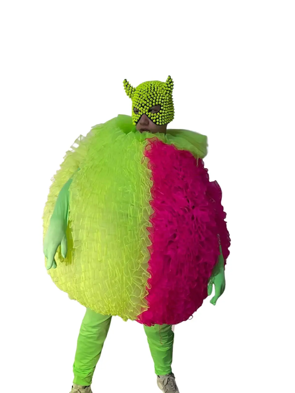 

Organza Performance Costume Designs Spherical Stage Performance Costume Cosplay Costumes Two Color Pixie Costumes