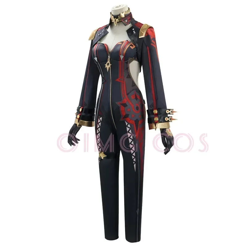 جينشين إمباكت مافيكا أزياء تنكرية موحدة شعر مستعار أنيمي أزياء الهالوين للرجال للعبة