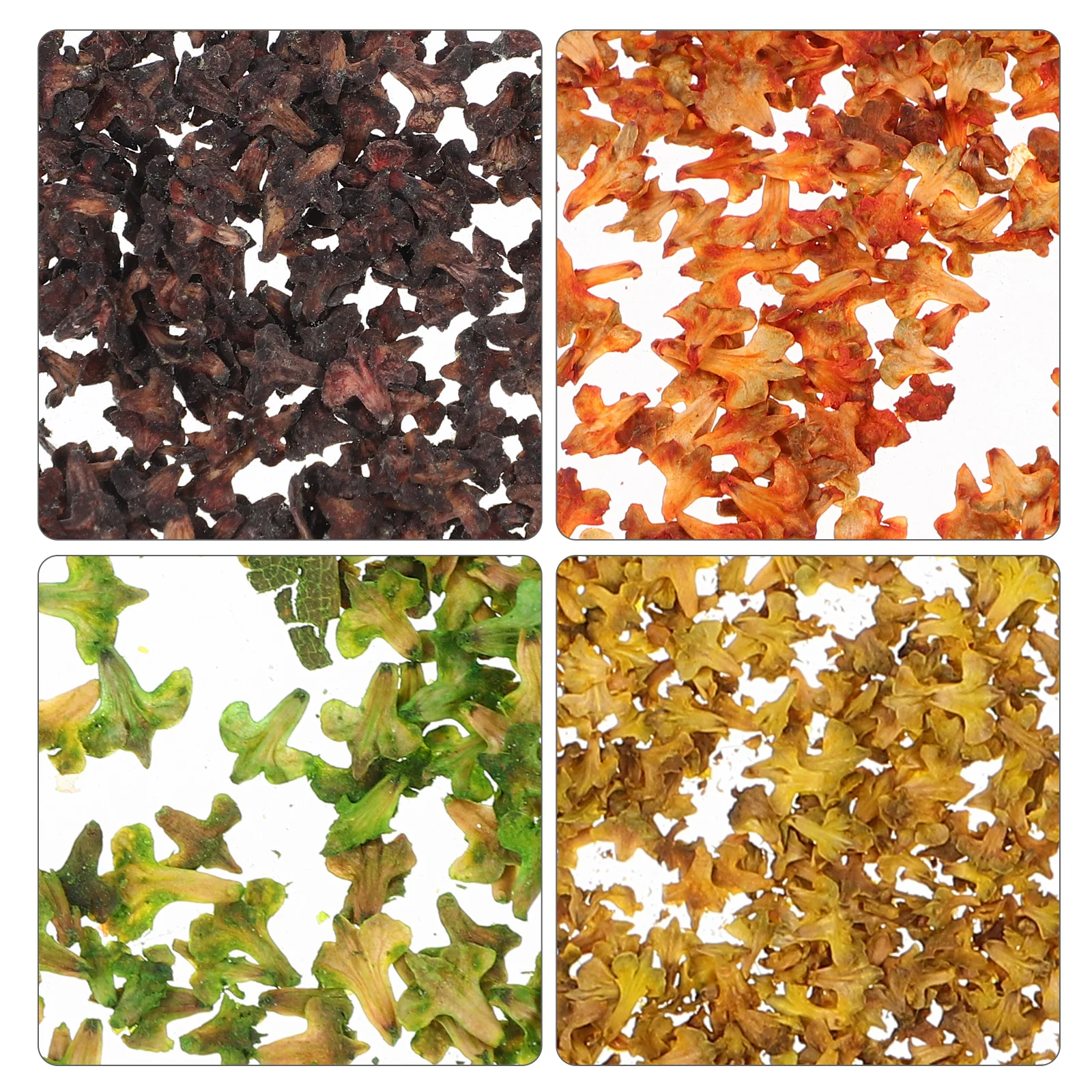 

4Packs Realistic Miniature Leaves Artificial Plant Ornament for Indoor Outdoor Home Office Garden DIY Landscape Decorative Fake