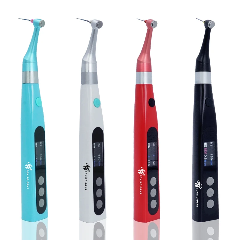 

Dental Endo Motor Cordless LED 16:1 Contra Angle With Reduction Head Low Speed Handpiece Dentistry Endodoncia Treatment