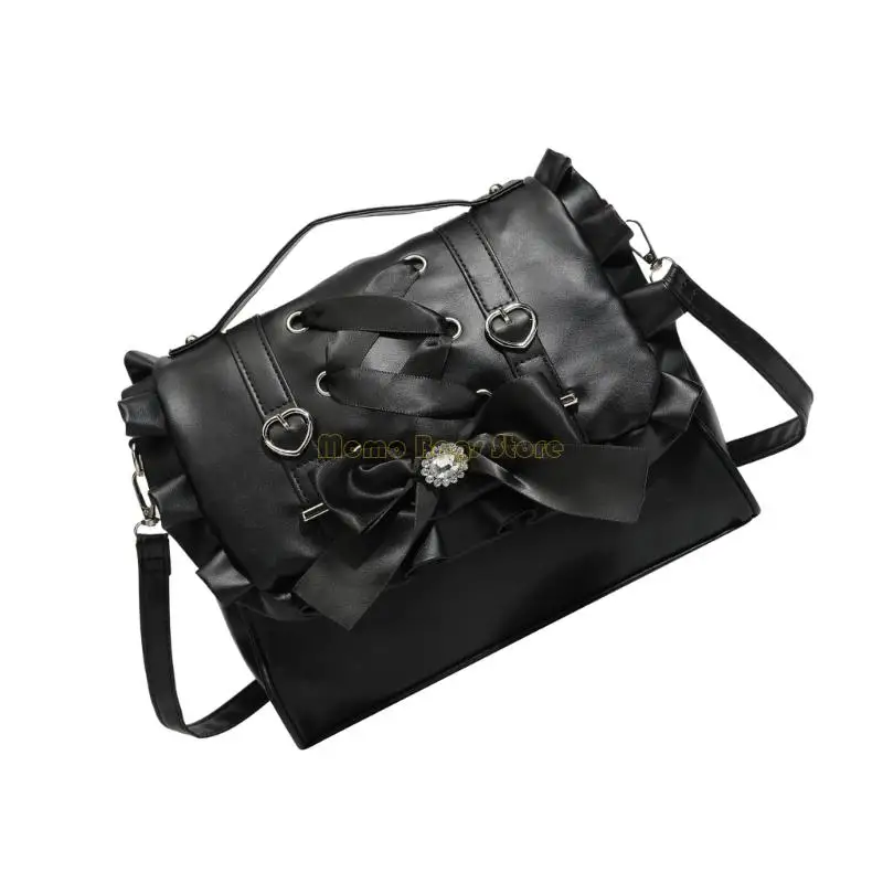 حقيبة يد X90D جمالية لافتة للنظر على شكل قلب قابلة للتحويل إلى حقيبة ظهر عملية من البولي يوريثان حقيبة كتف كروسبودي