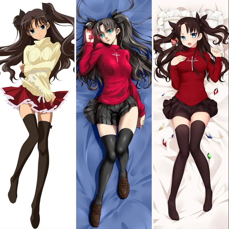 

Anime Fate Stay Night Body Hugging Tohsaka Rin Pillow Case 150X50CM Cushion Dakimakura Kawaii Pillowcase Otaku Long Cover