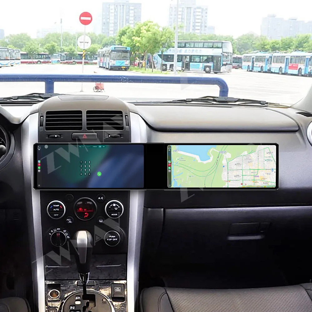 Dual 12.3” For Suzuki Grand Vitara 2005-2014 Android 13 GPS navigation BT5.0 carplay multimedia player radio wireless head unit