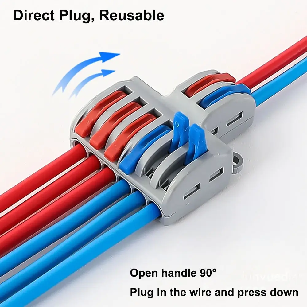 

Docking Mini Quick Terminal Block Universal Compact Wire Connector Push-in Terminal Blocks Electrical