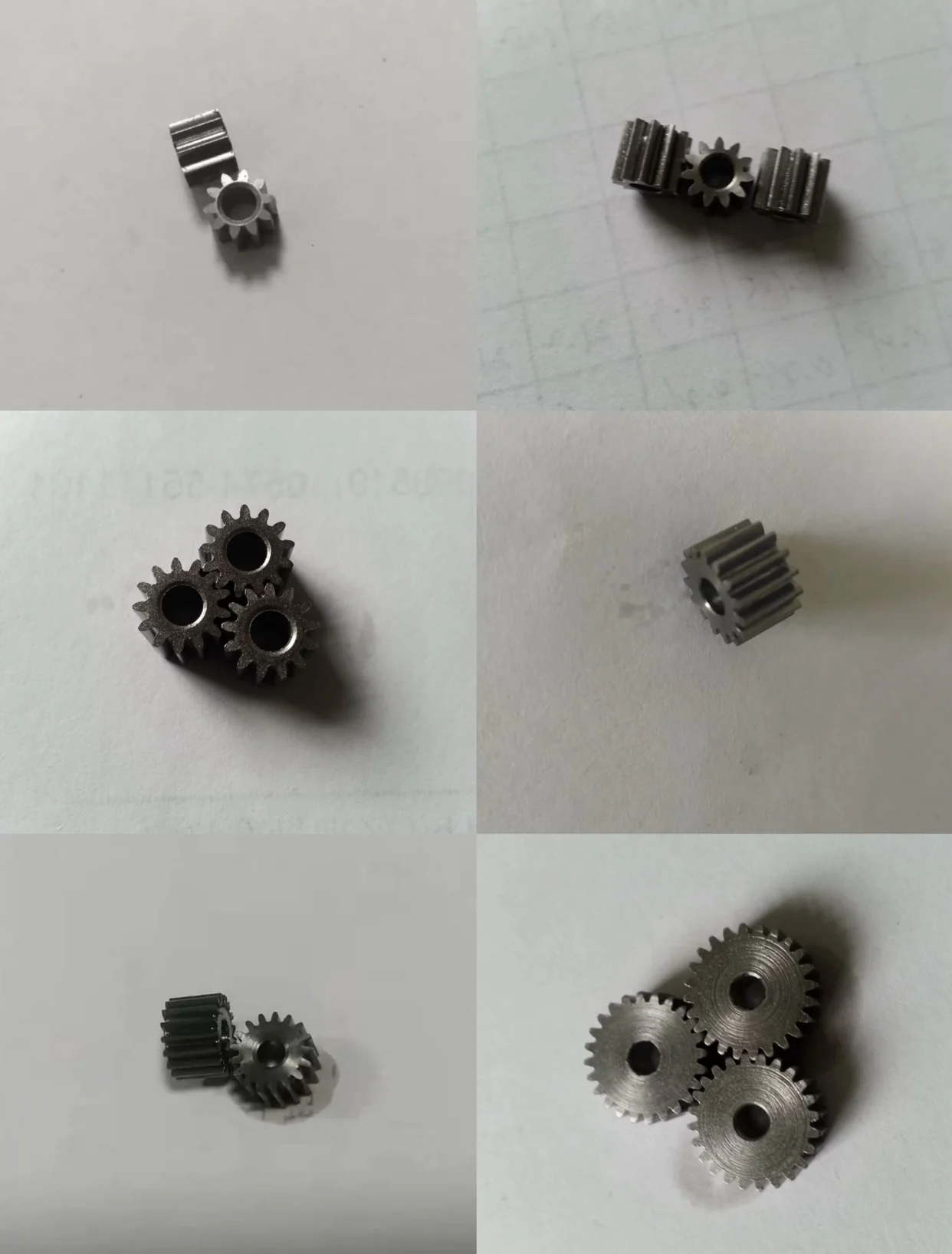 0.5M 10/11/13/15/17/24 Teeth 540 550 555 DC Motor Gear 3.17mm Steel Gear DIY Model 3.14MM Shaft