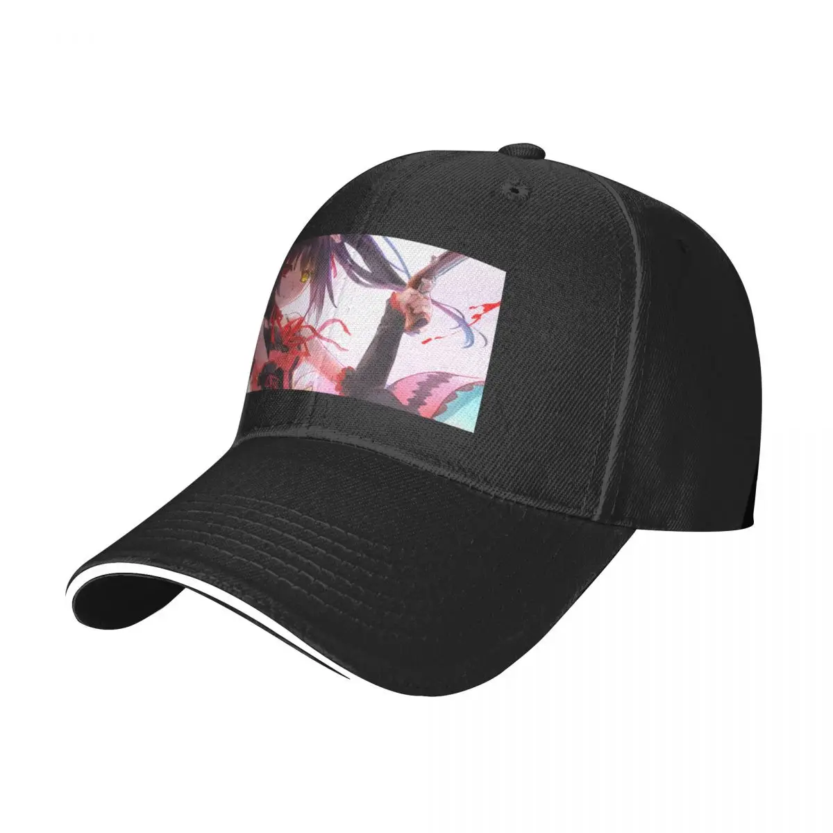

Kurumi Tokisaki Date A Live Japanese Baseball Cap Hat Man For The Sun Golf Hat Man Beach Bag Dropshipping Girl'S Hats Men's