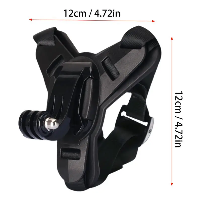 Motorcycle Helmet Chin Strap Mount Holder With Phone Clip ForGoPro Hero11 10 9 Action Camera Full Face Mobile Phone Holder