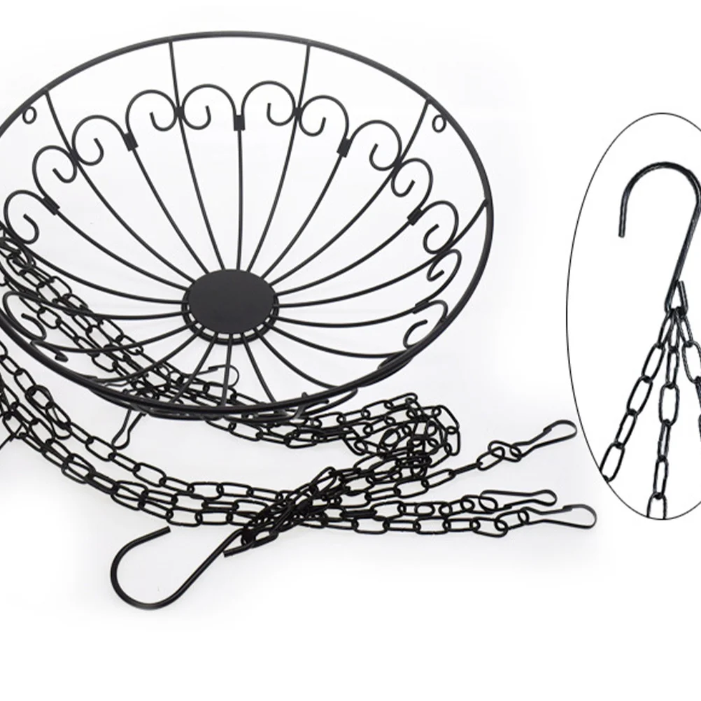 

3 Tier Hanging Fruit Basket Iron Wire Kitchen Storage Rack Detachable Hollow Vegetable Holder Fruit Basket Kitchen Storage Rack