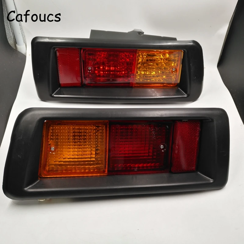 Cafoucs Tail Reflector Warning Lamp Rear Bumper Fog Light For Toyota Land Cruiser Prado LC90 3400 FJ90 FJ95 2700 1996 - 2002
