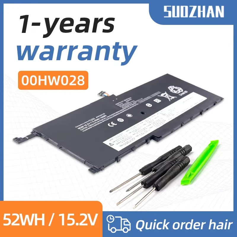 SUOZHAN  01AV439 Laptop Battery For Lenovo ThinkPad X1 Carbon Gen 4 (2016) X1 Yoga 1st(2016) SB10F46467 00HW029 00HW028 01AV45