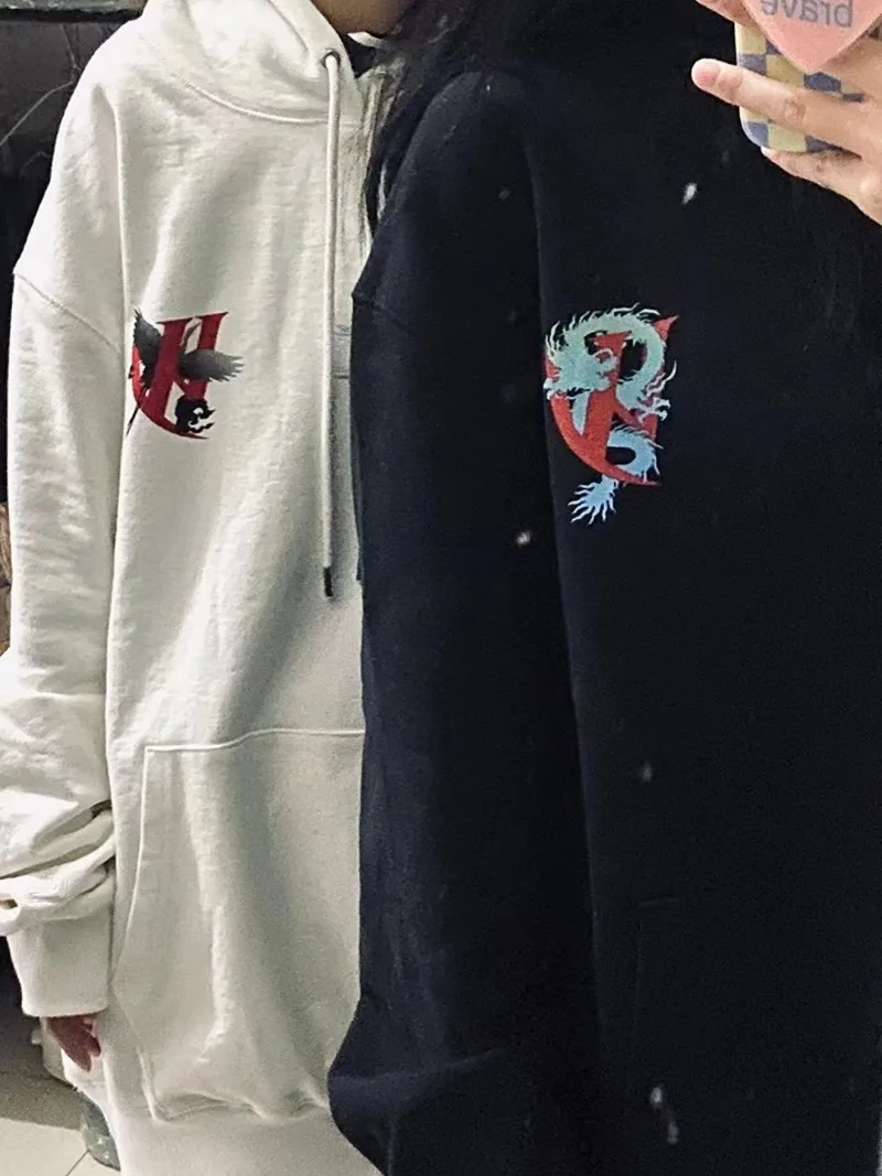 初秋の新作、ゆったりとしたカジュアルで万能なスタイル、男女兼用、トレンドのストリート系で快適な服