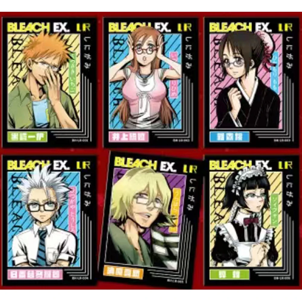 Bleach collectible Cards Wholesales 4 Box Full Set Original Collection Characters Anime Games Card Box Children Birthday Gift