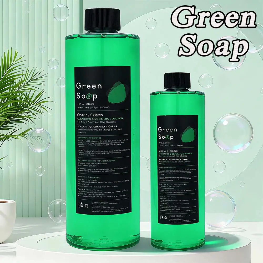 

500/250 мл зеленое мыло для татуировки, очищающее и успокаивающее средство, средства для чистки татуировок, жидкость для очищения татуировок, очистка ран кожи