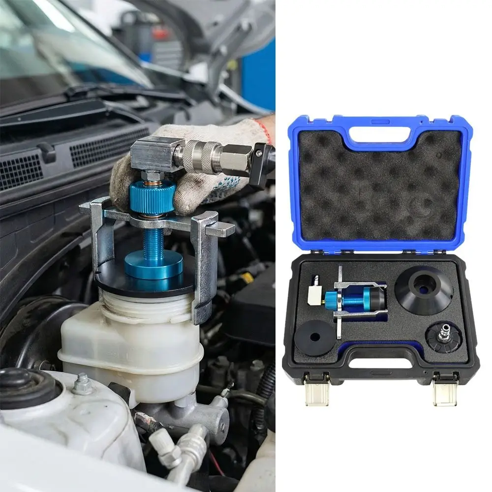 

Blue & Black Case Brake Clutch System Universal Adapter Bleeder Tool Brake Bleeder Tool Adapter Kit Prevent Leakage