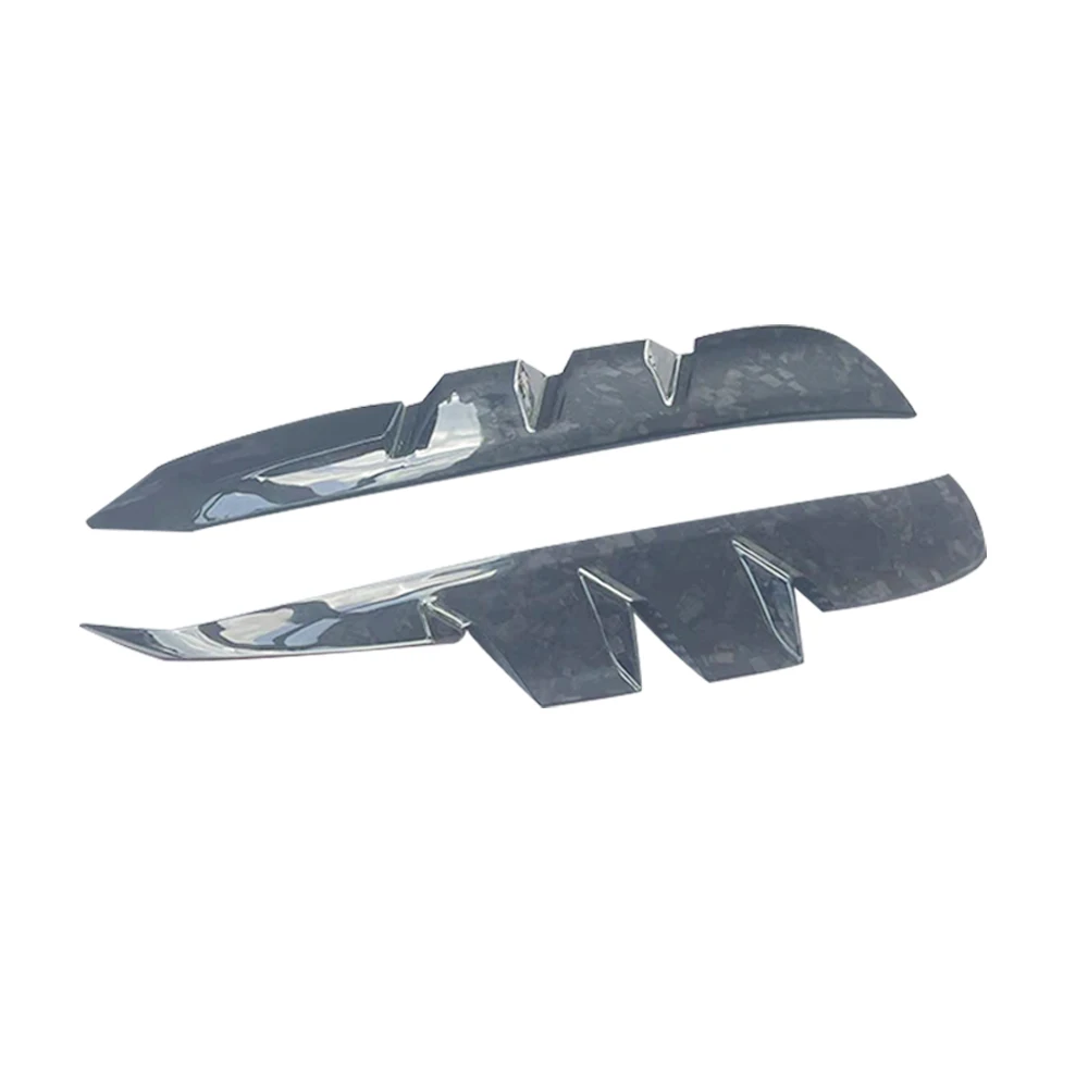 

Forged Carbon Car Front Side Fender Fin Splitter For Toyota GR86 For Subaru BRZ 2021+ Front Bumper Air Vent Cover