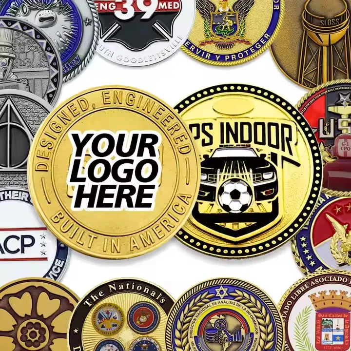 

Animated Gold Maker Anime Metal Crafts Custom Challenge Coins