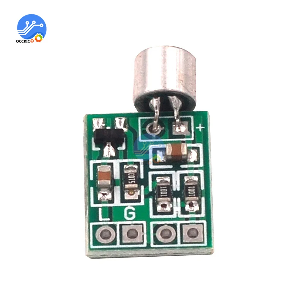 1/2/3/5pcs Mini Microphone Audio Amplifier Module Speaker Circuit Board DC 2.5-9V 14x12mm Mic Accessories