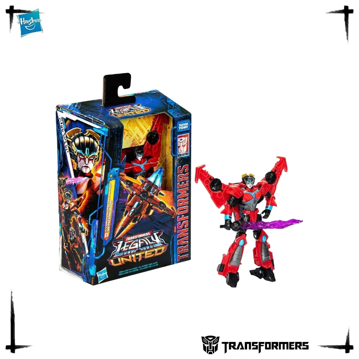 40th Anniversary Hasbro Transformers Cyberverse Universe Windblade Jet Fighter Transform Robot Action Figure Toy view 3