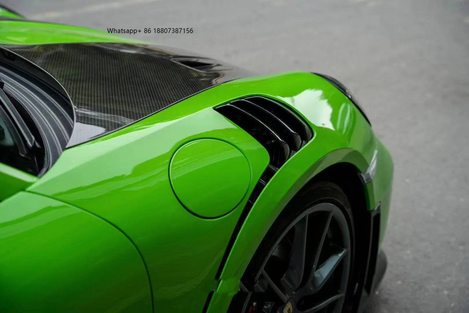 

New 2019-2023 for 991 Carbon Fiber Perforated Bumper with Exhaust Cutouts-Bolt-On Retrofit/Upgrade