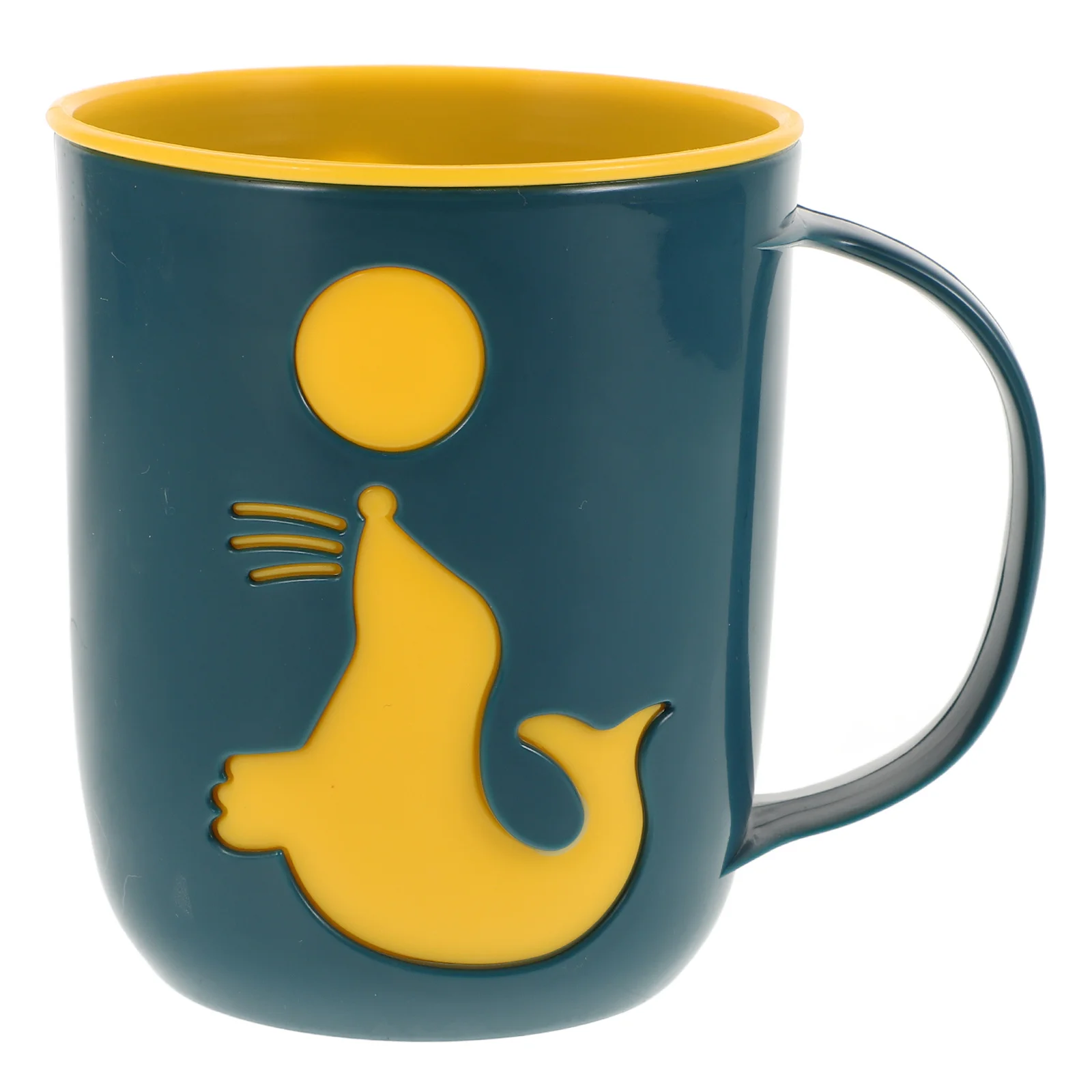 Creative Dolphin Design Toothbrush Rinsing Cup Portable Multi-Purpose Brushing Mug Safe Material Oral Care Travel Friendly