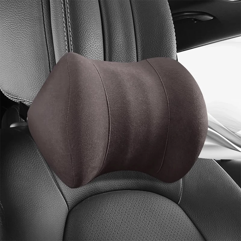 

Memory Foam Car Waist Pillow & Headrest - Lumbar Support Cushion, Auto Seat Back Waist Pad