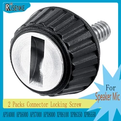 Vite di bloccaggio del connettore per il Mic dell'altoparlante e l'auricolare della radio, APX4000,APX6000,APX7000, APX8000, XPR6100, XPR6350,XPR6550,2 pacchetti