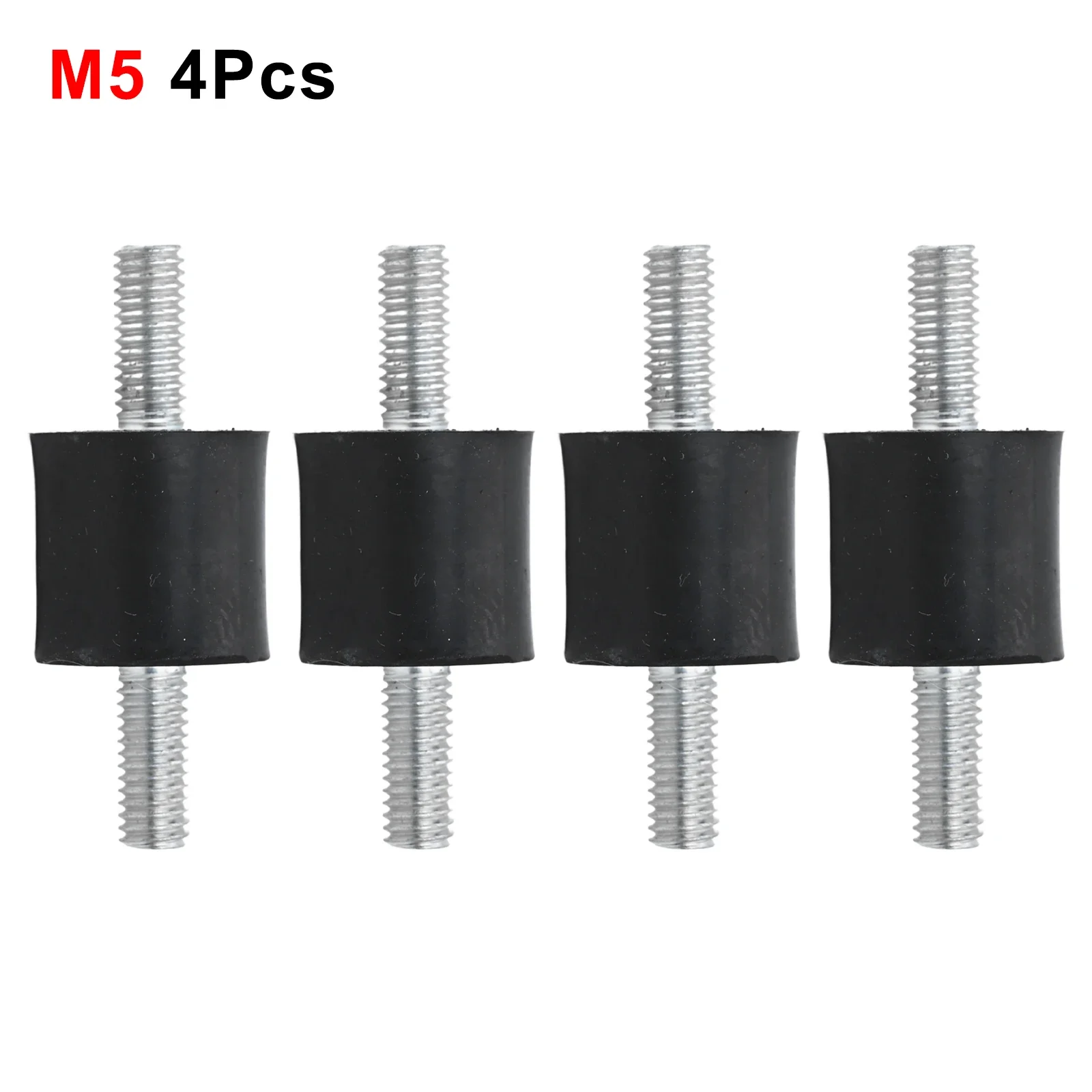 4 Pieces Rubber Silent Block Buffers for Effective Vibration Reduction in Welding Machines and Engines M5 M6 M8