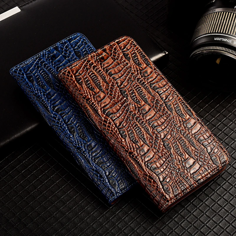 Drachen klauen muster Echt leder Flip Phone Case geeignet für Xiaomi Poco C3 C31 C40 C50 C51 C55 C65 Fälle Magnet abdeckung